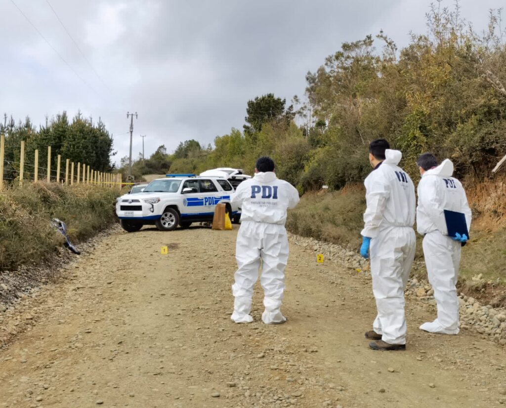 Destacadas: PDI investigan homicidio ocurrido en «Cerro Pitrén» de Panguipulli