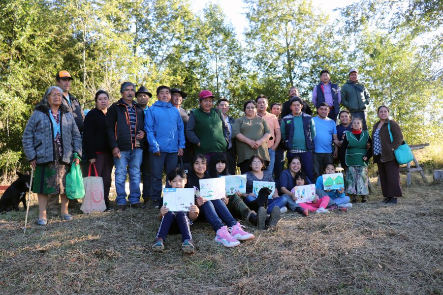 En Pullinque realizaron diálogo de Saberes y Prácticas para la regeneración del bosque