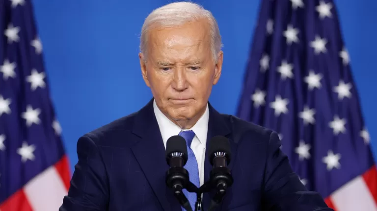 Presidente Joe Biden decidió bajar su candidatura, donde buscaba su reelección